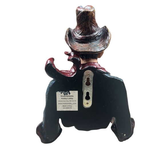 Cowboy rodeo western style bathroom toilet paper holder - Picture 2 of 4